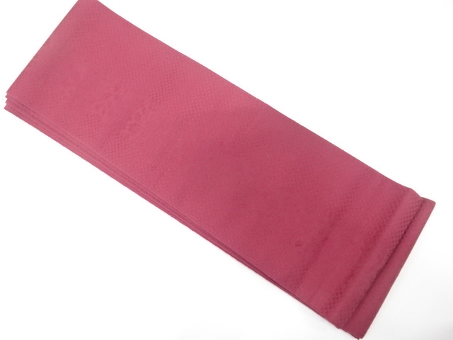 花模様織り出し　半幅帯